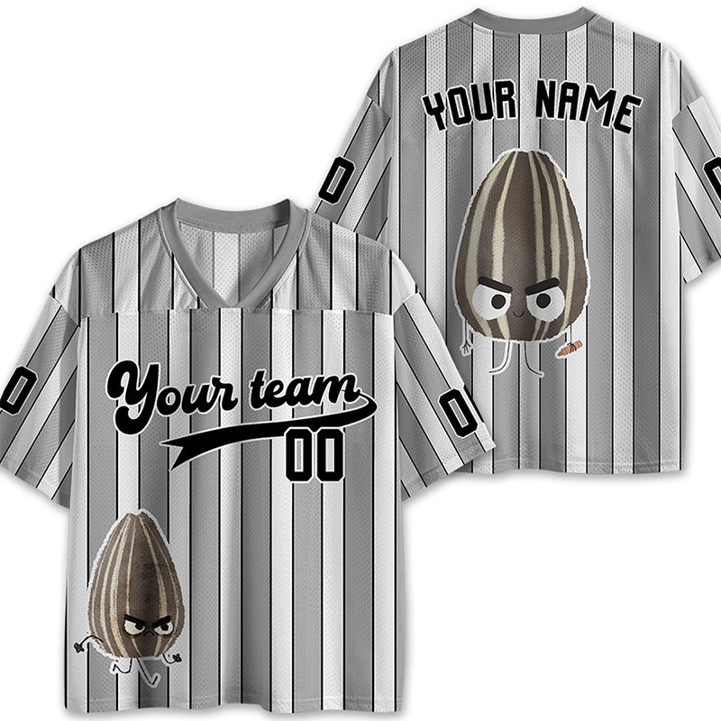 Personalized Team Name And Number Melon Seeds Teacher Mesh Jersey