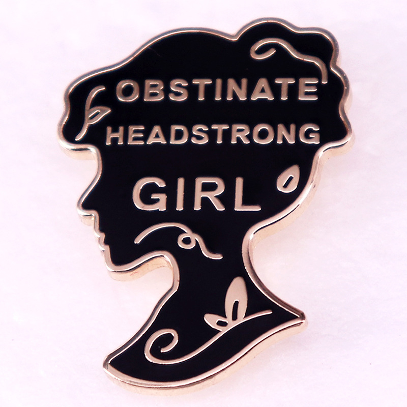 Society Of Obstinate Headstrong Girls Teacher Pin