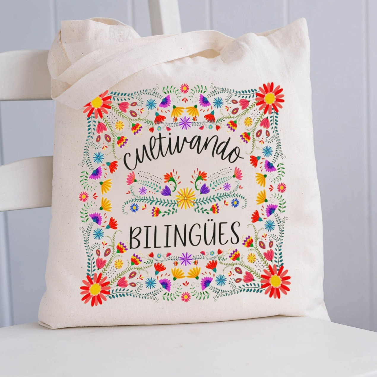 Cultivando Bilingües Spanish Teacher Tote Bag