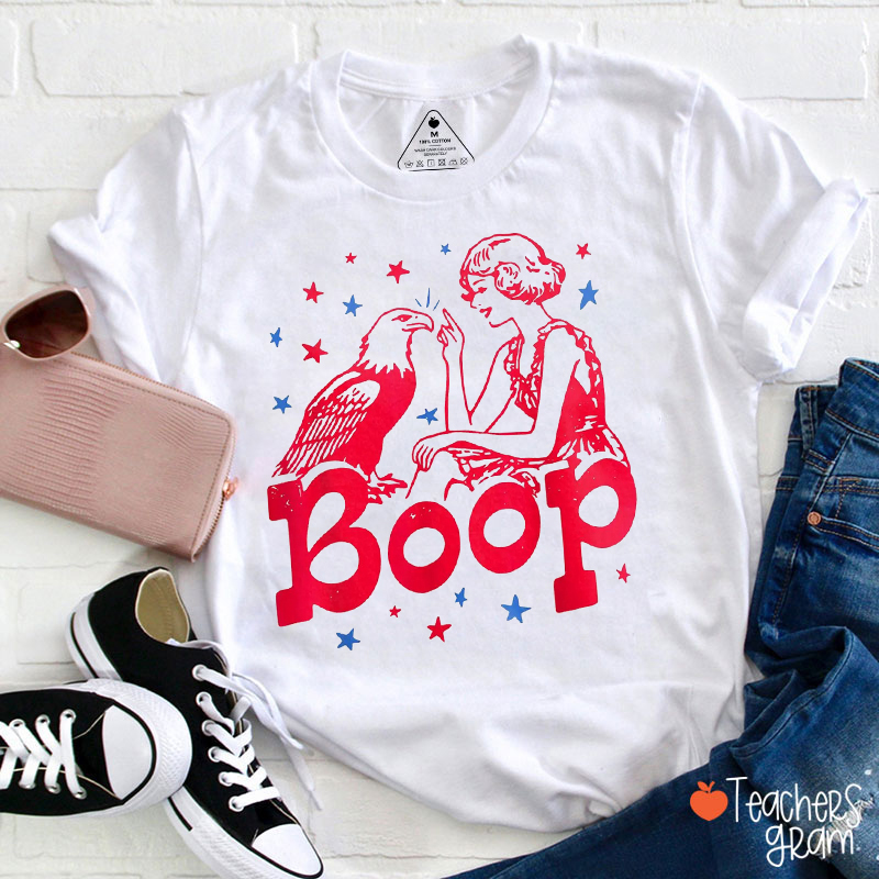 Boop Eagle Teacher T-Shirt