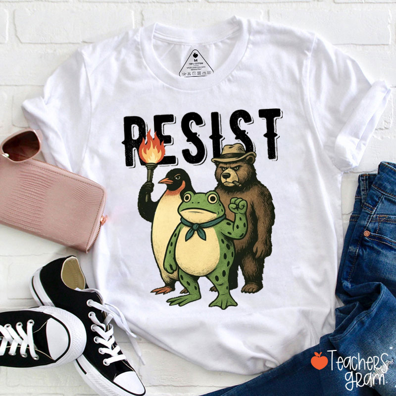 Resist Equality And Human Rights Teacher T-Shirt