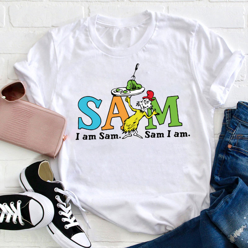 Sam I Am Teacher T-Shirt