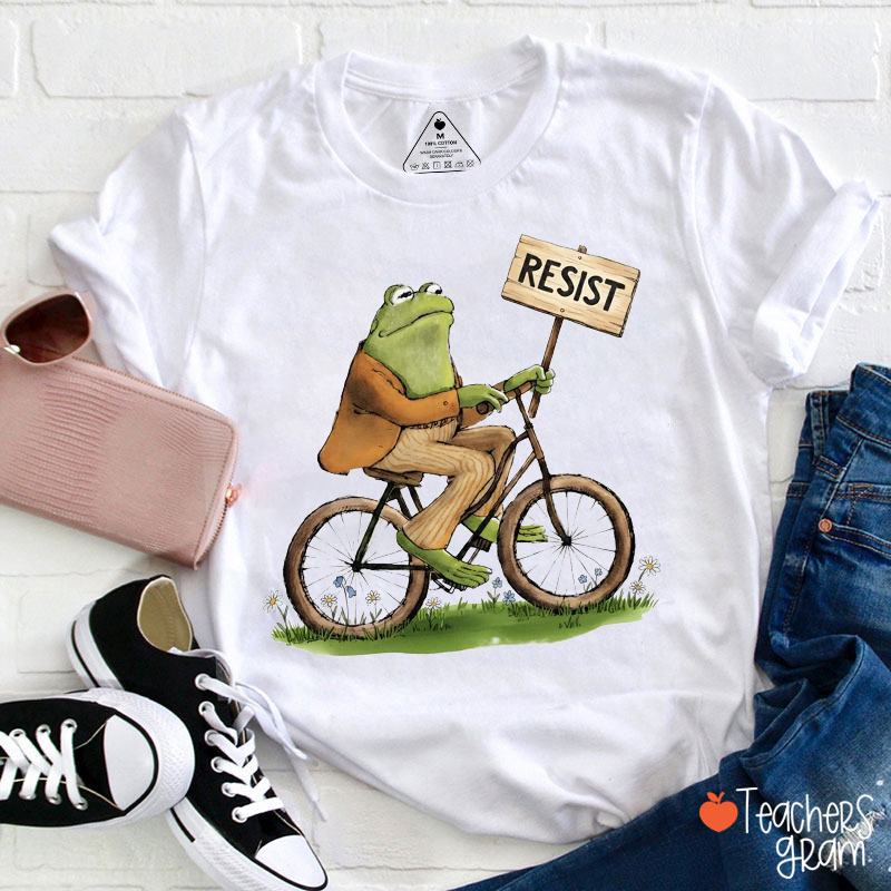 Freedom Frog Resist Teacher T-Shirt