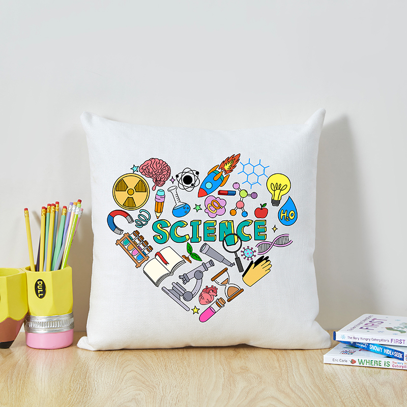I Love Science Wholeheartedly Teacher Cushion