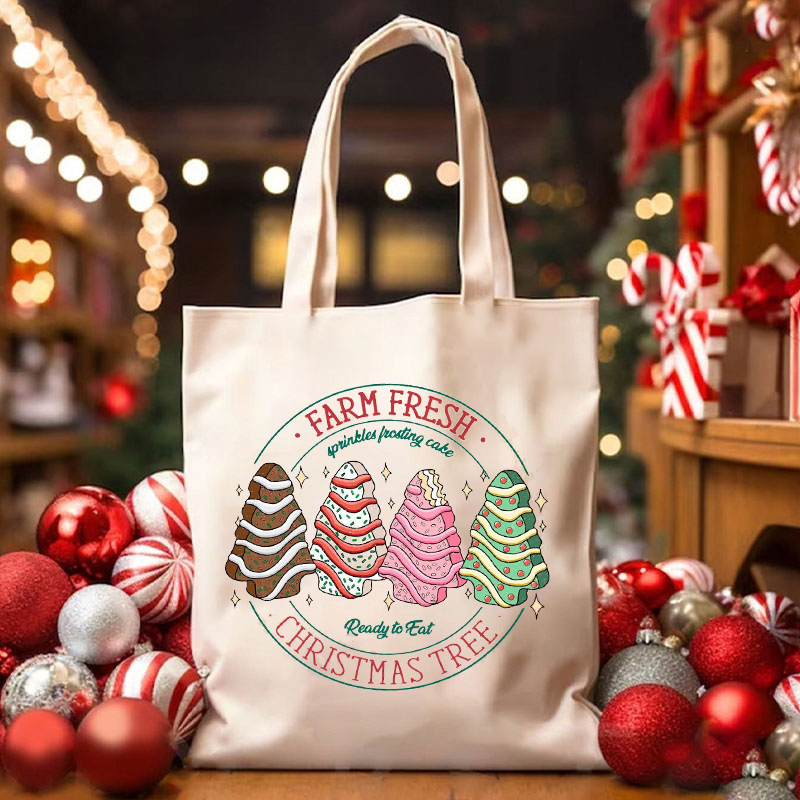 Farm Fresh Christmas Tree Teacher Tote Bag