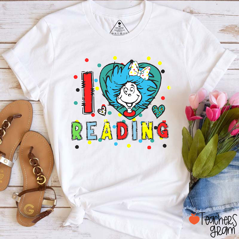 I Love Reading Teacher T-Shirt