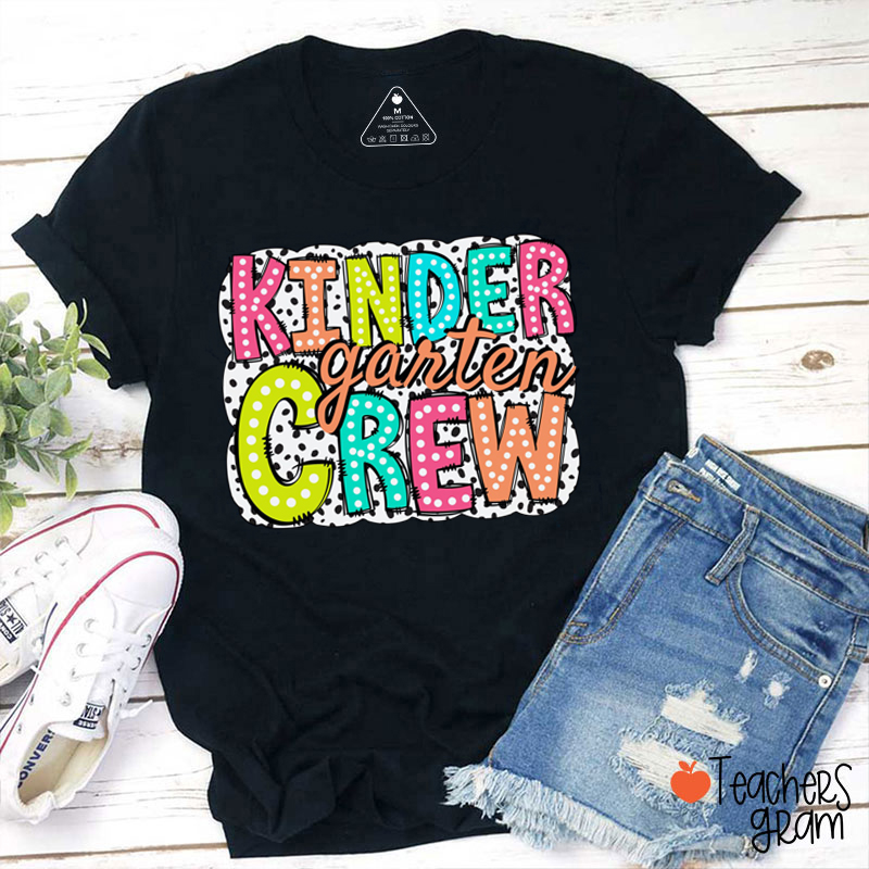 Personalized Grade Dalmatian Dots Teacher T-Shirt
