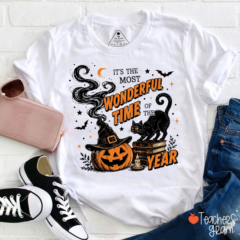 It's The Most Wonderful Time Of The Year Teacher T‑Shirt