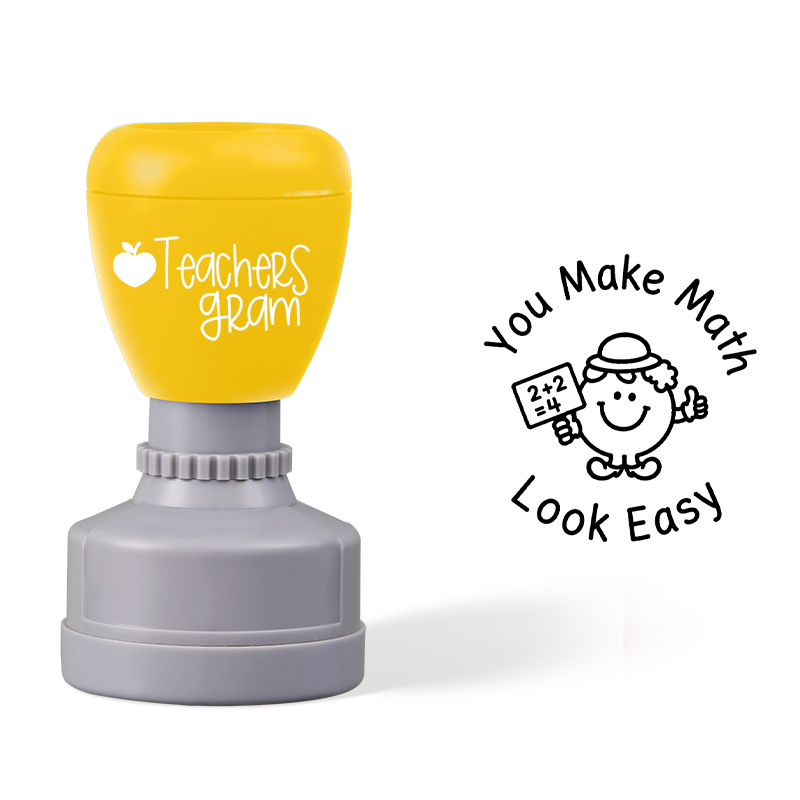 You Make Math Look Easy Teacher Stamp