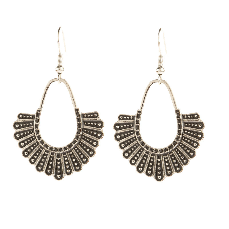 Chief Justice Collar Teacher Metal Earrings