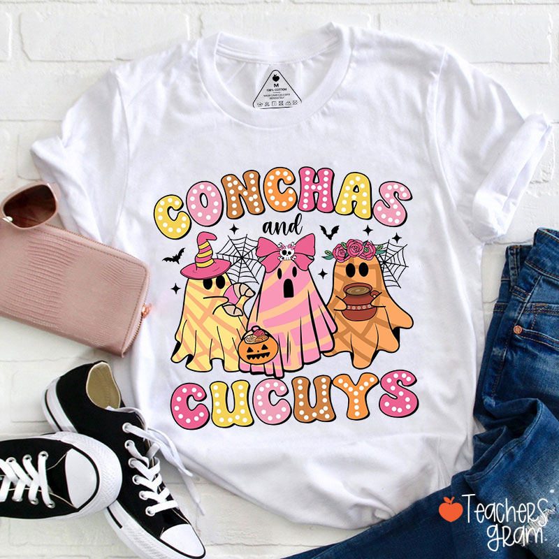 Conchas Cucuys Ghost Spanish Teacher T-Shirt