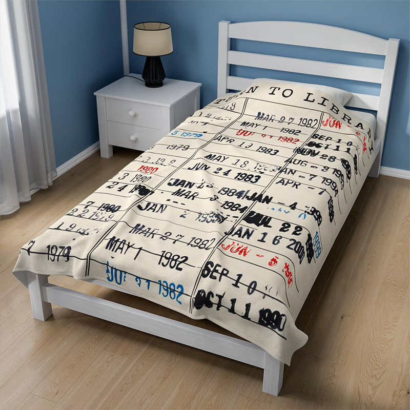 Return to Library Teacher Blanket