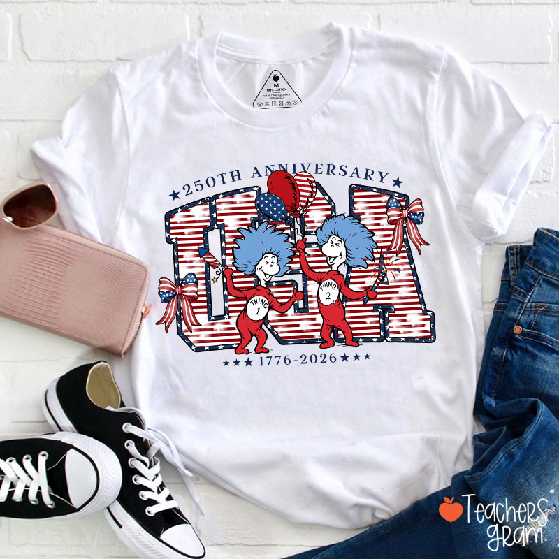 250th Anniversary 1776-2026 Teacher T-Shirt