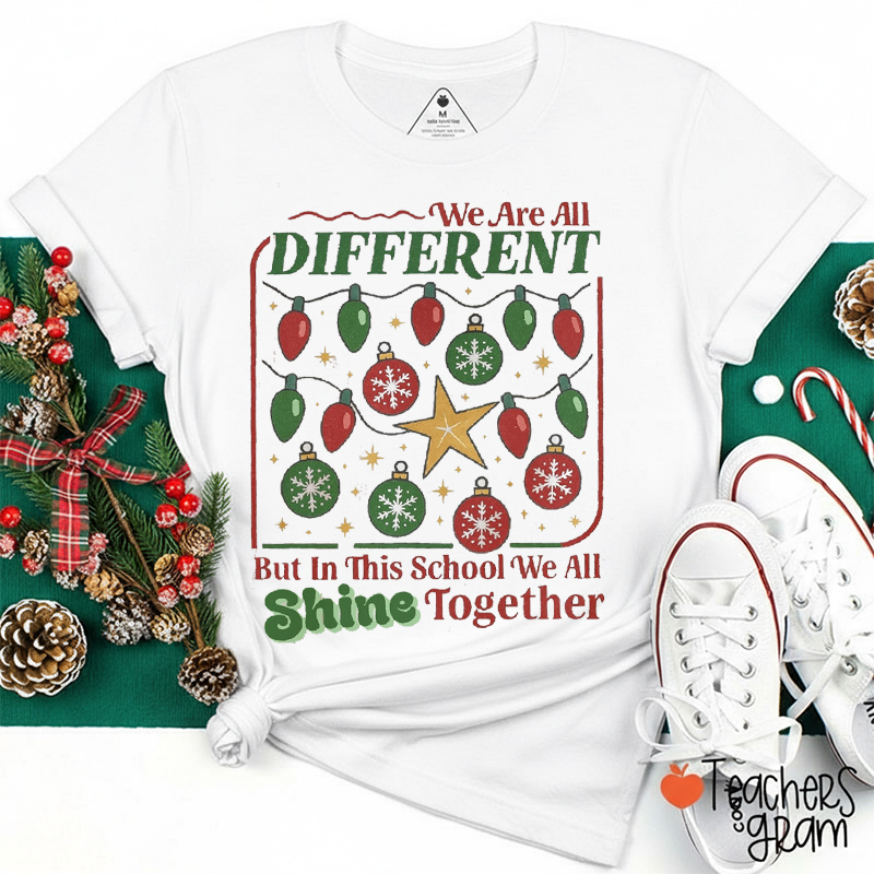 We Are All Different But In This School We All Shine Together