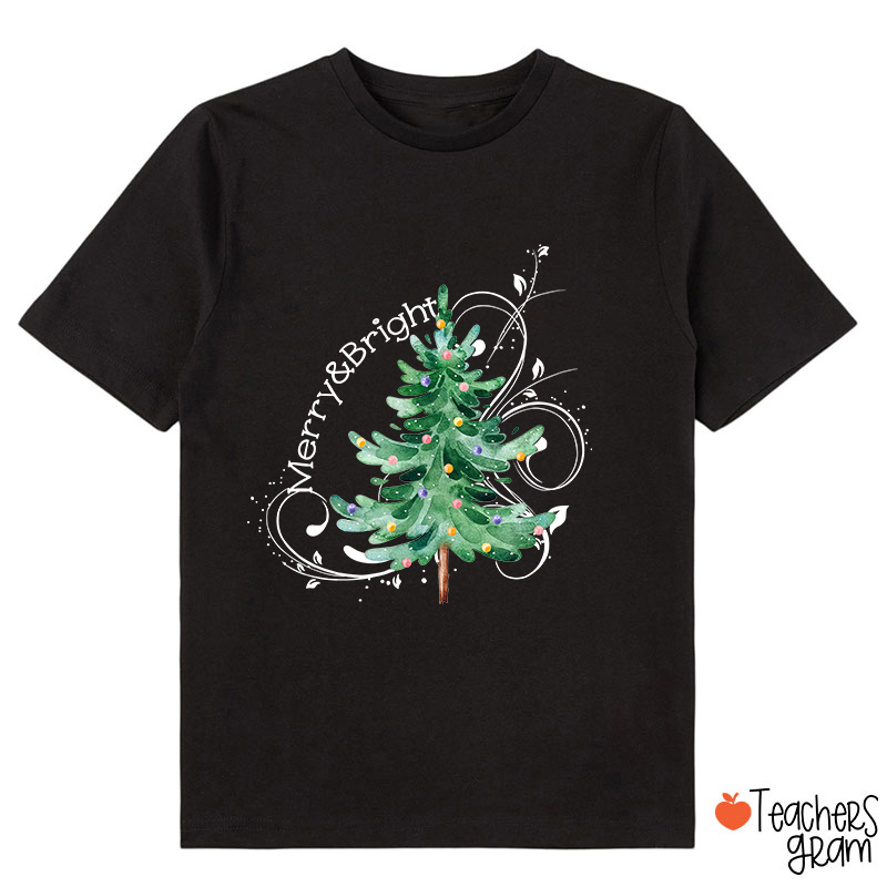 Merry And Bright Christmas Class T-Shirt
