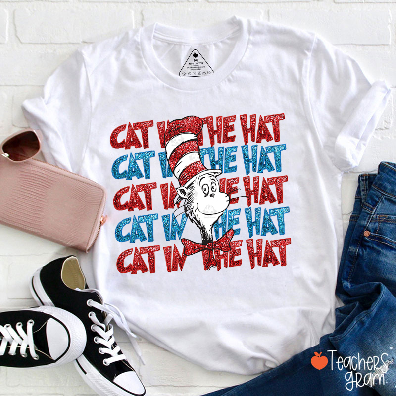 Cat In The Hat Teacher T-Shirt