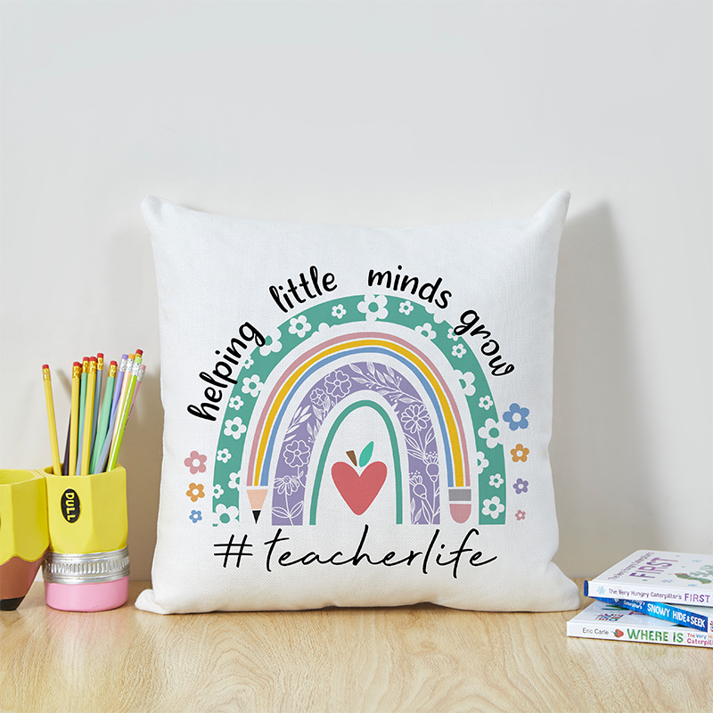 Teacherlife Help Little Minds Grow Teacher Cushion