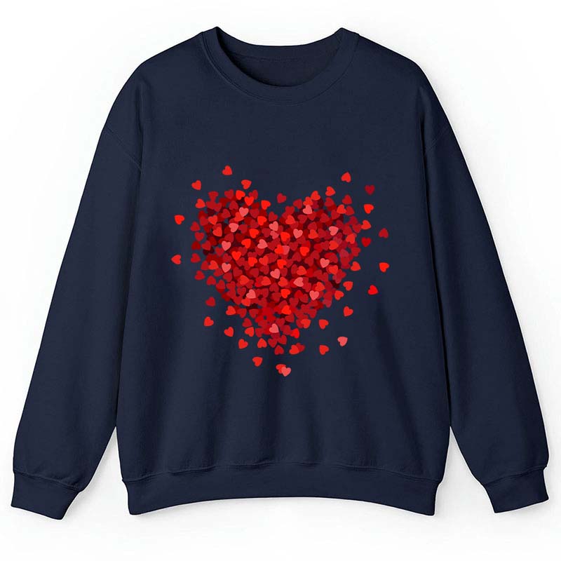 Let Love Fill Your Heart Teacher Sweatshirt