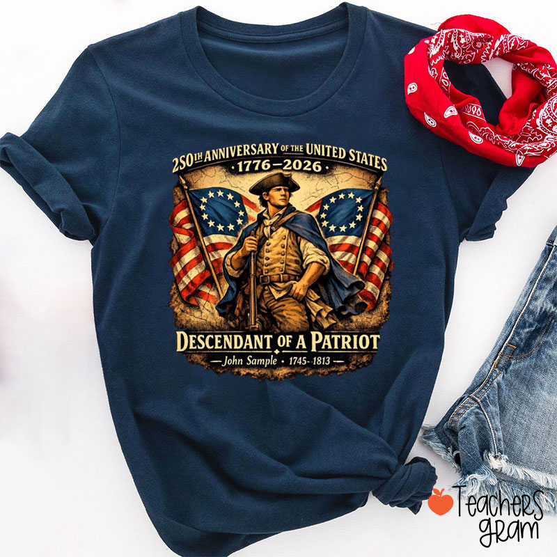 250th Anniversary Of The United States Teacher T-Shirt