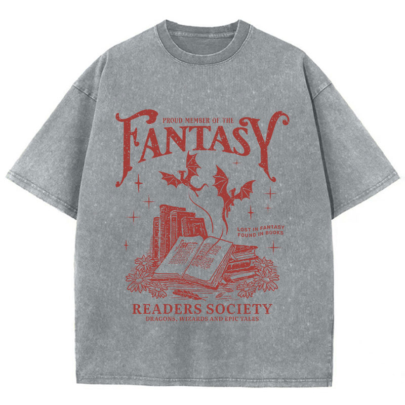 Proud Member Of The Fantasy Teacher Washed T-Shirt