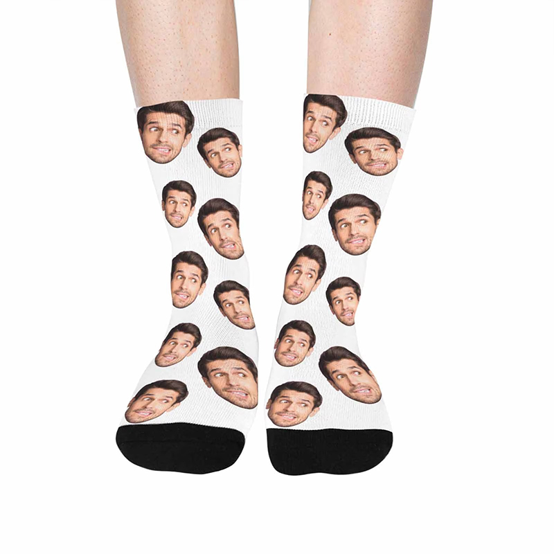 Personalized Face Icon Teacher Socks