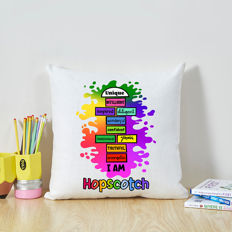 Unique Hopscotch Teacher Cushion