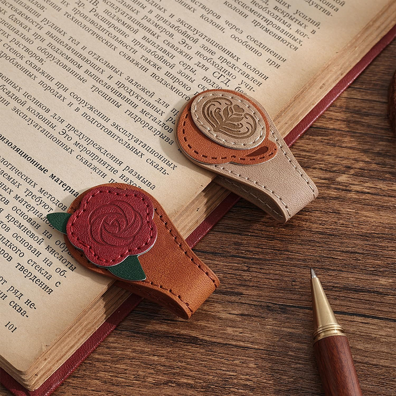Sunflower Flower Coffee Leaf Teacher Magnetic Bookmark