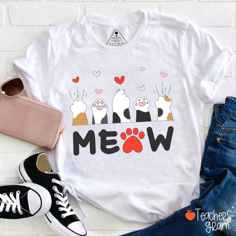 Meow Teacher T-Shirt