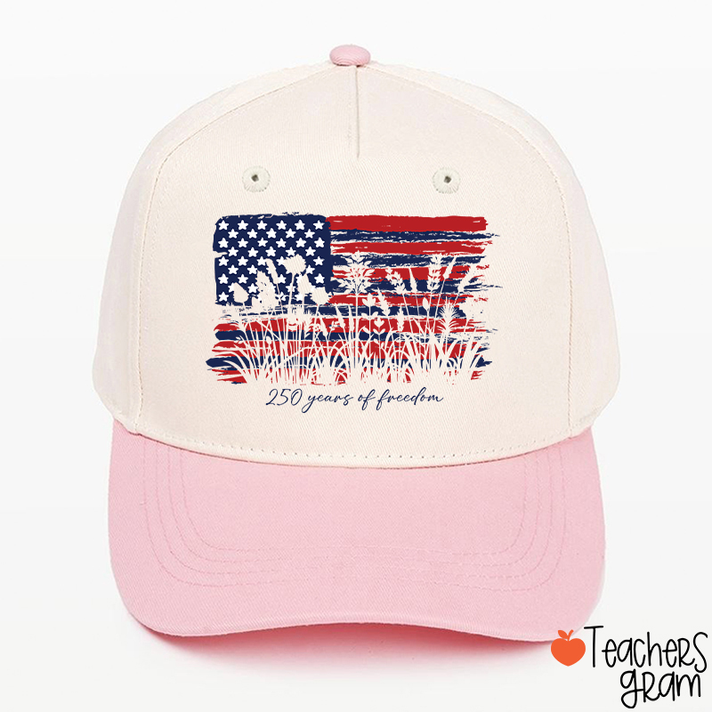 Land Of The Free Home Of The Brave Teacher Baseball Cap