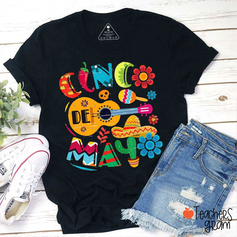 Cinco De Mayo Spanish Teacher T-Shirt