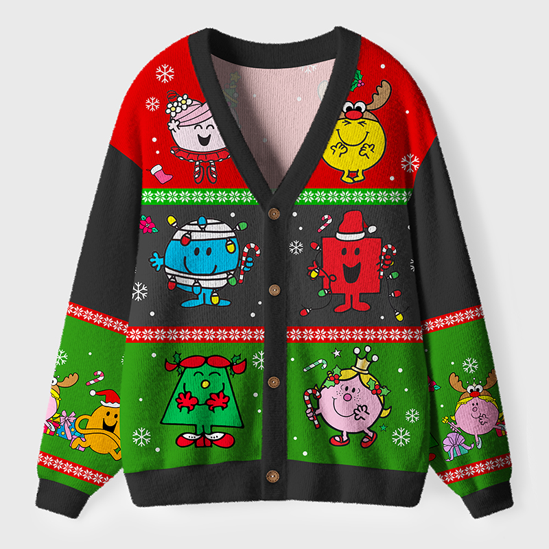Merry Christmas Miss Teacher Ugly Cardigan Sweaters