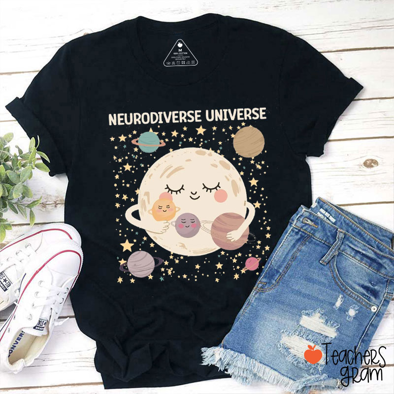 Neurodiverse Universe Teacher T-Shirt