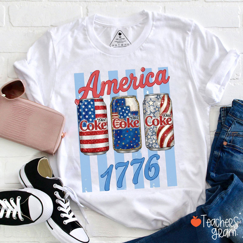 America 1776 Coke Teacher T-Shirt