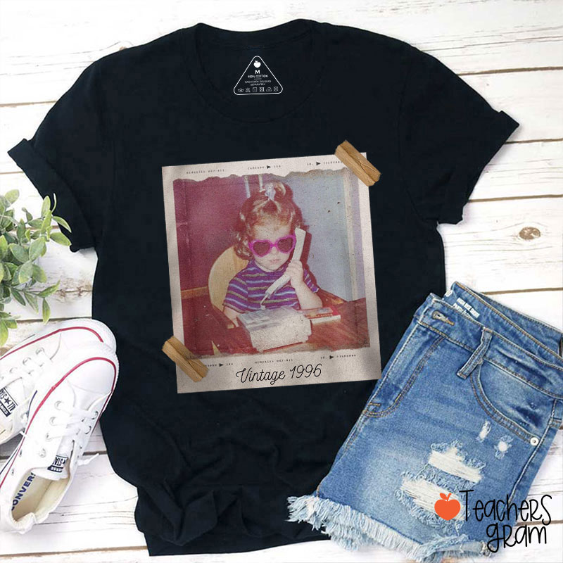 Personalized Photos Birthday Teacher T-Shirt