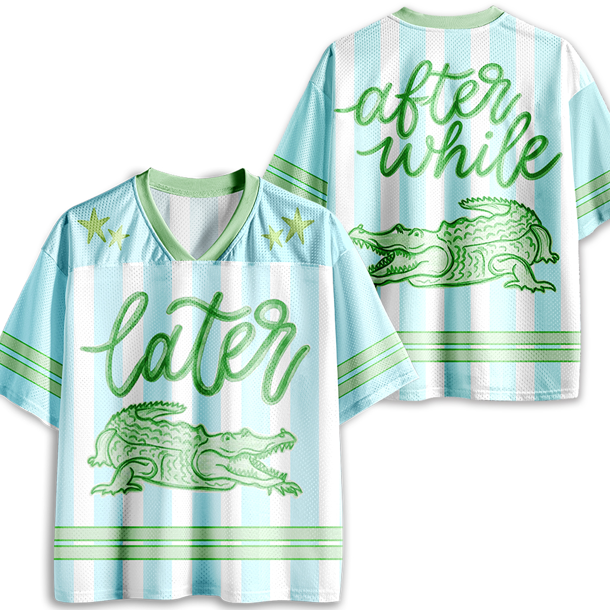 See You Later Alligator Teacher Mesh Jersey