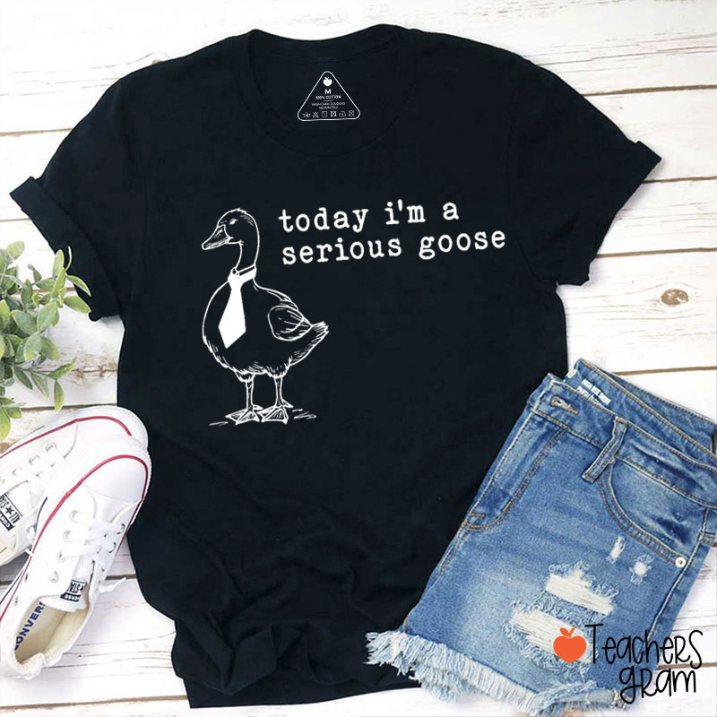 Today I'm A Serious Goose Teacher T-Shirt