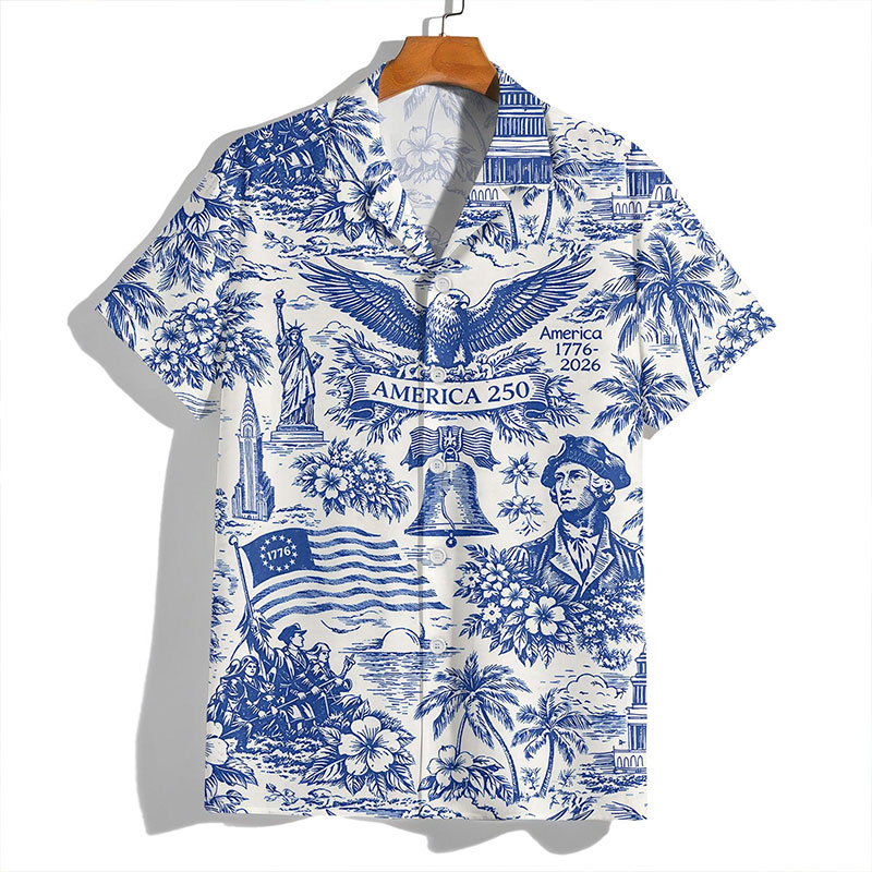 America 250 Beachside Teacher Short Sleeve Shirt