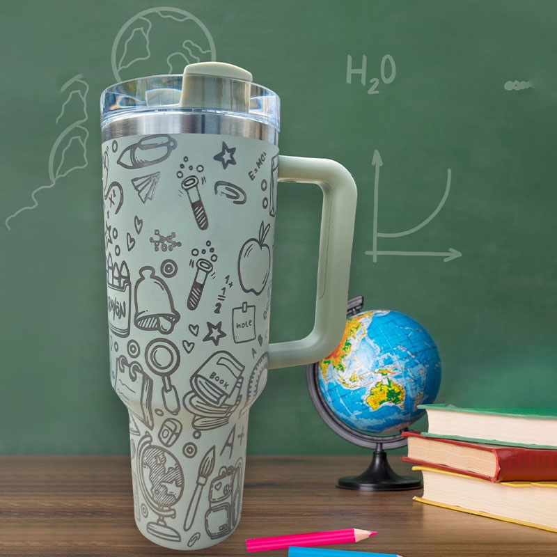 Personalized Teacher Life Teacher 40oz Stanley Tumbler Sale-Teachersgram