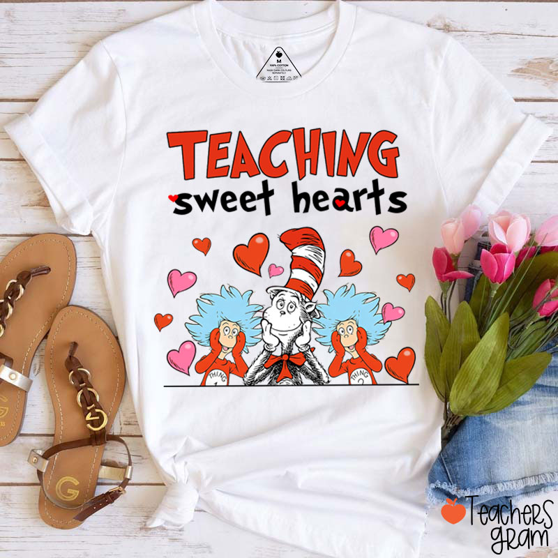 Teaching Sweet Hearts Teacher T-Shirt