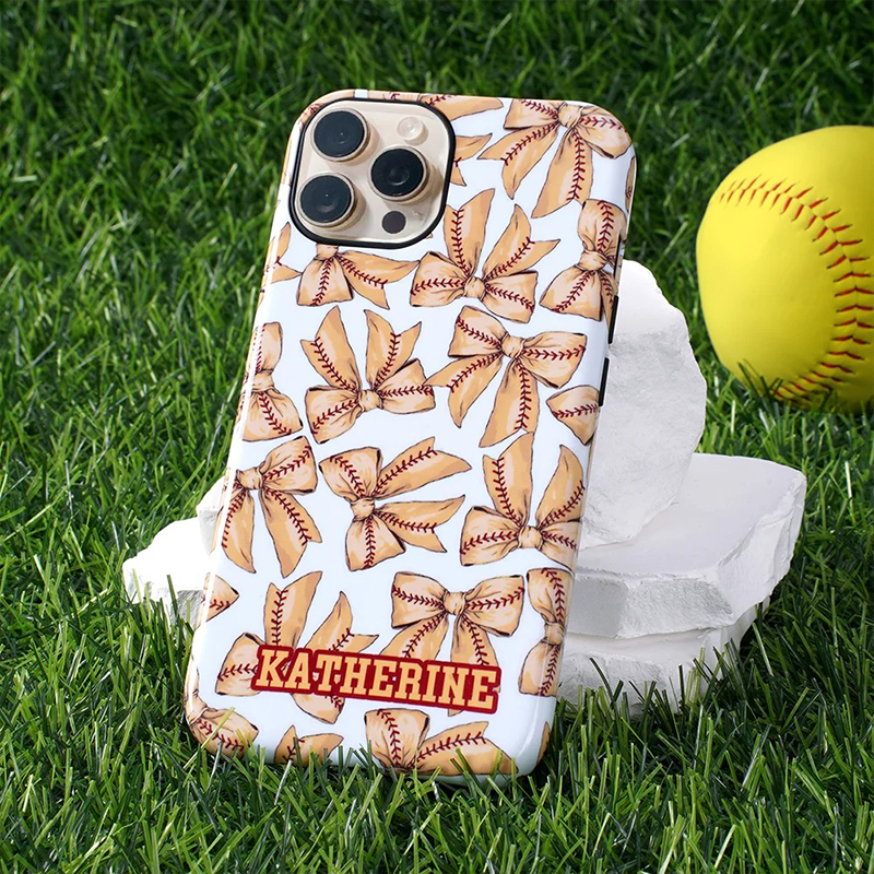 Personalized Sport Bow Tie Teacher Phone Case