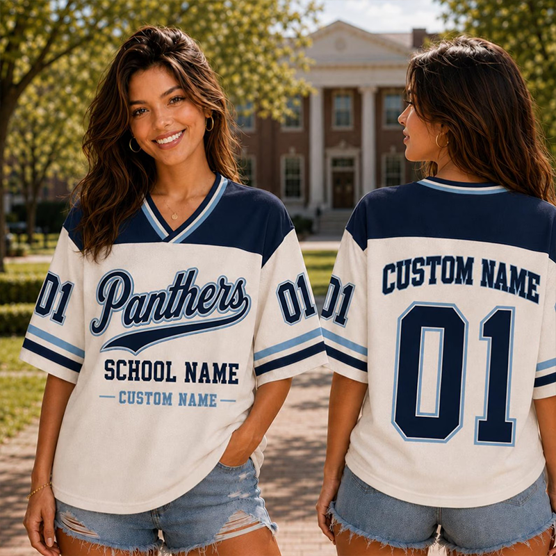 Personalized Mascot Name And Number Teacher Mesh Jersey