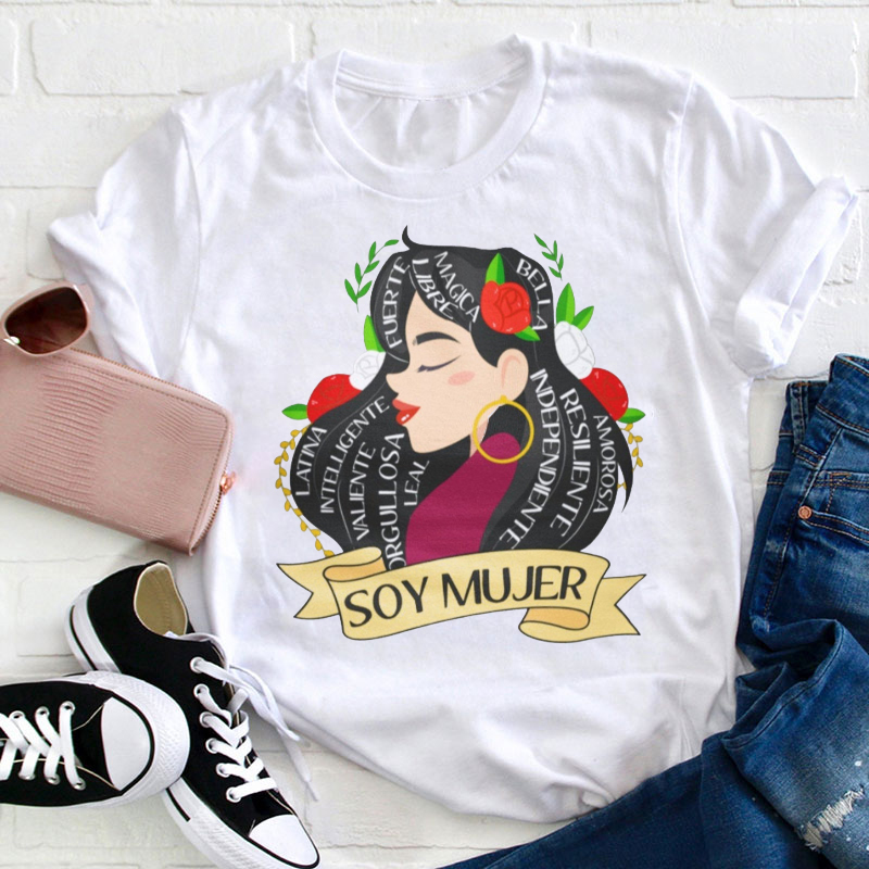 Soy Mujer Latina Spanish Teacher T-Shirt