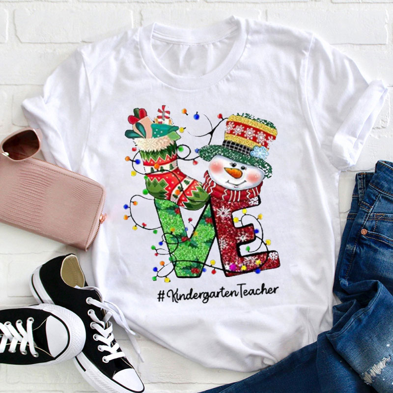 Personalized Love Teacherlife Teacher T-Shirt
