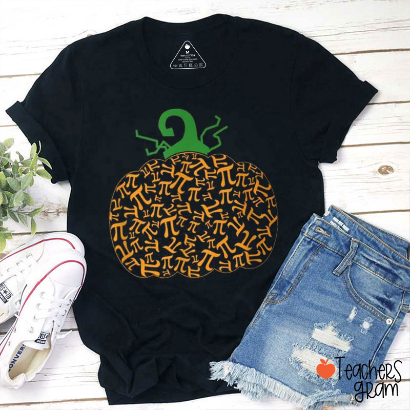 Pumpkin Pie Pi Day Math Teacher T-Shirt