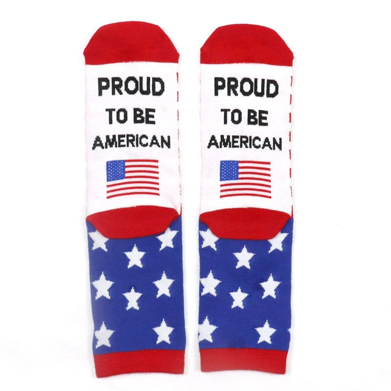 Proud To Be American Teacher Socks