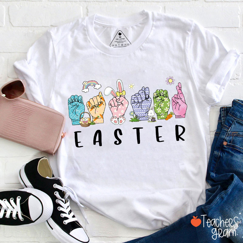 Easter Sign Language Teacher T-Shirt
