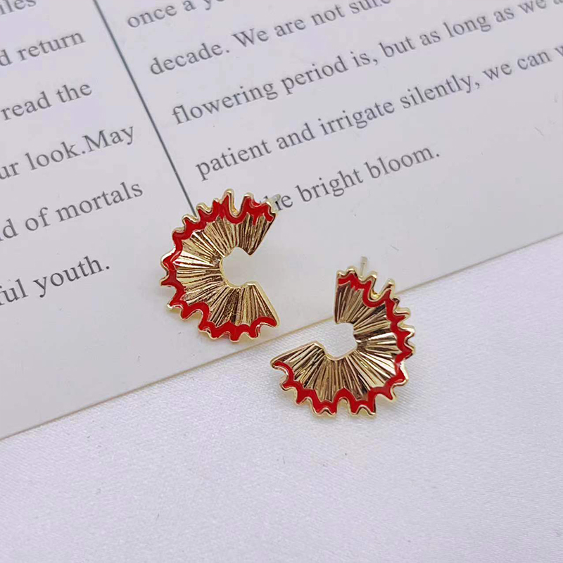 Pencil Shavings Teacher Metal Earrings