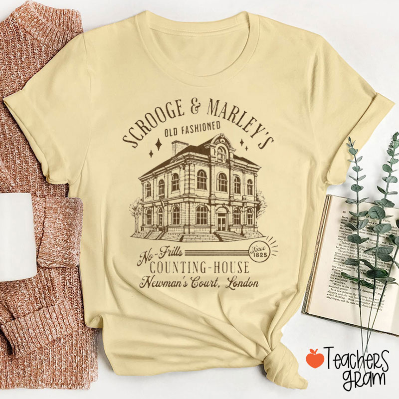 Scrooge And Marley's Old Fashioned A Christmas Carol Teacher T-Shirt