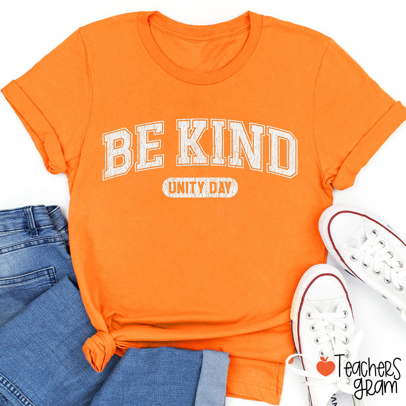 Be Kind Unity Day Teacher T-Shirt