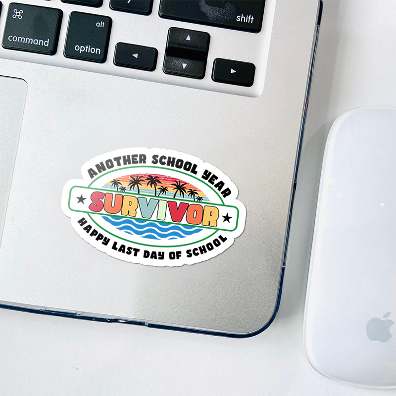 Another School Year Survivor Happy Last Day Of School Teacher Stickers